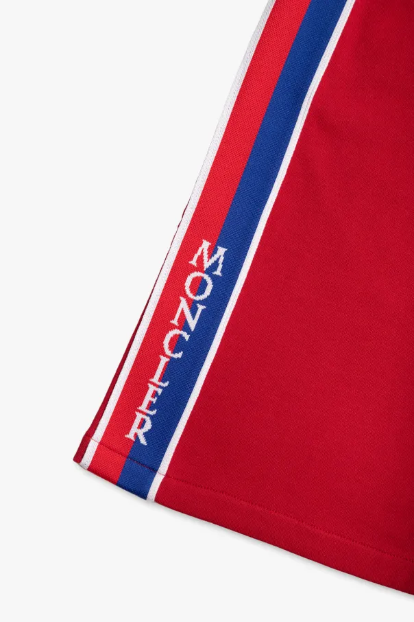 Stripe-Detail Cotton Shorts