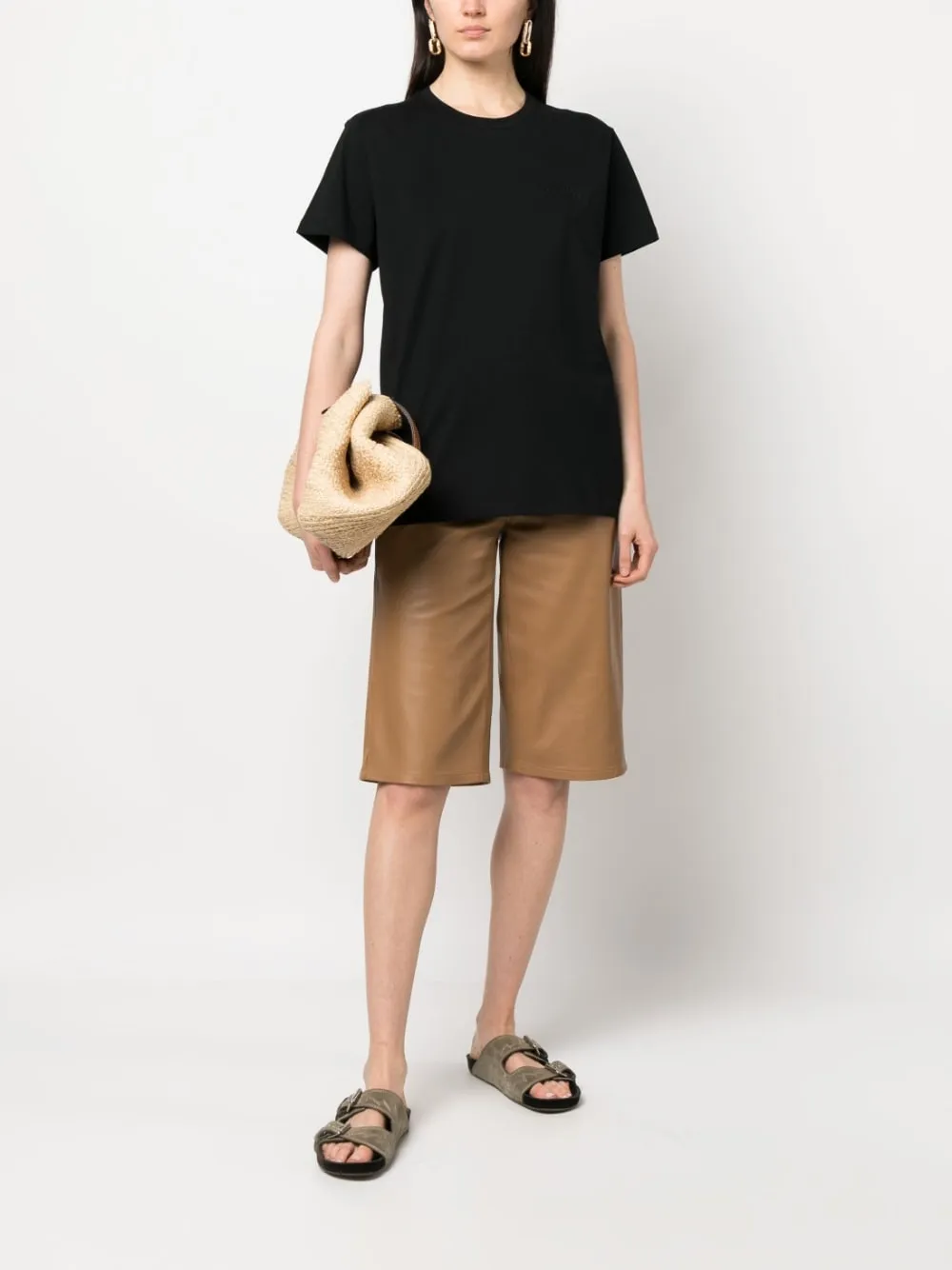 Isabel Marant Logo Printed Crewneck T-Shirt