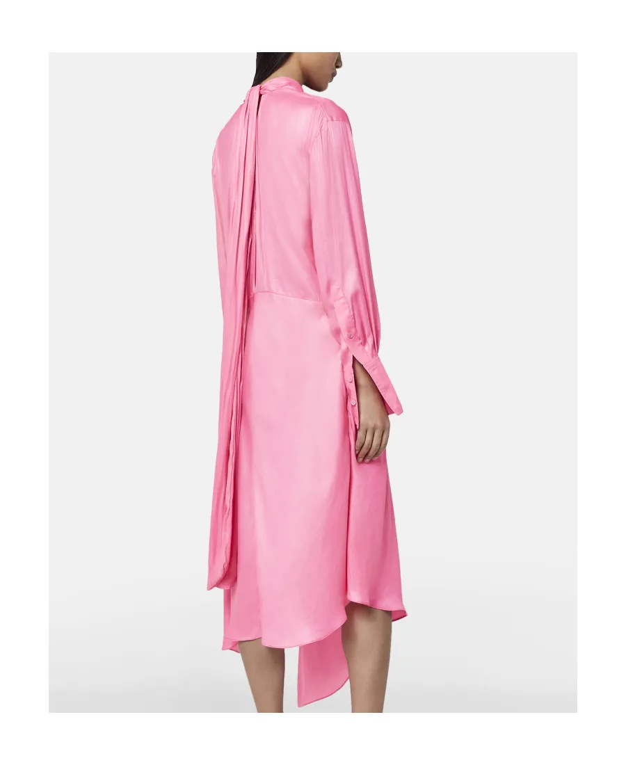 Stella Mccartney Tie-Detailed Asymmetric Long Dress