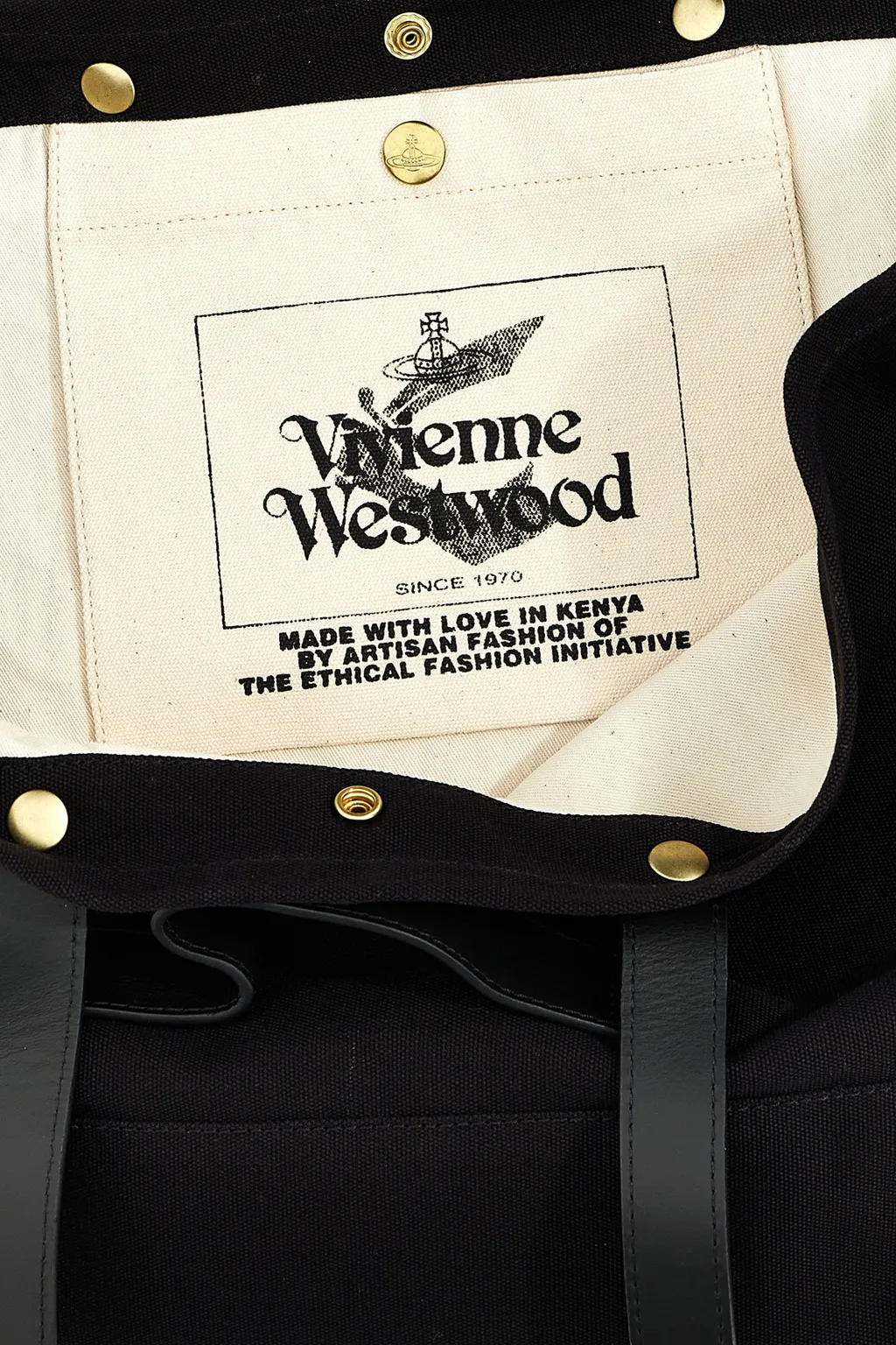 Vivienne Westwood Orb Plaque Tote Bag