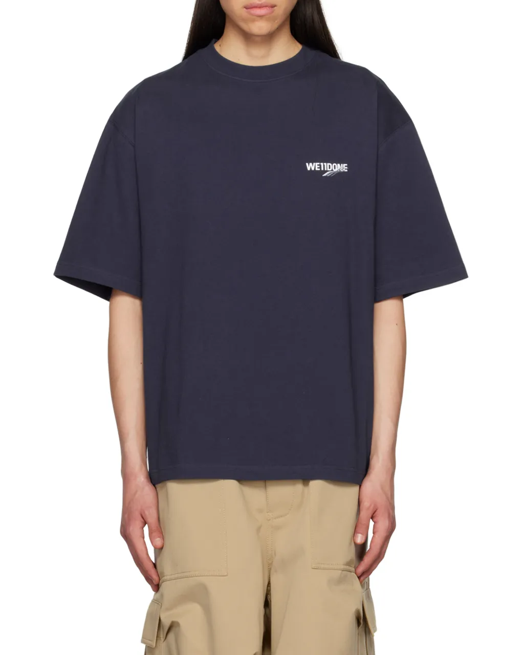 We11Done Logo Printed Crewneck T-Shirt