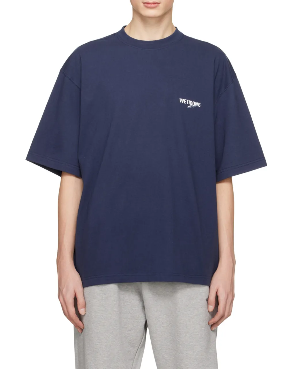 We11Done Logo Printed Crewneck T-Shirt