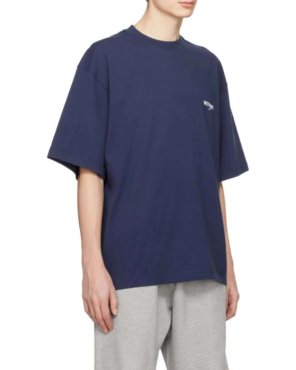 We11Done Logo Printed Crewneck T-Shirt