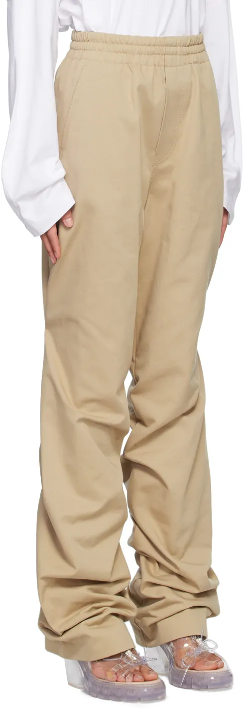 Strap Pleated Casual Pants