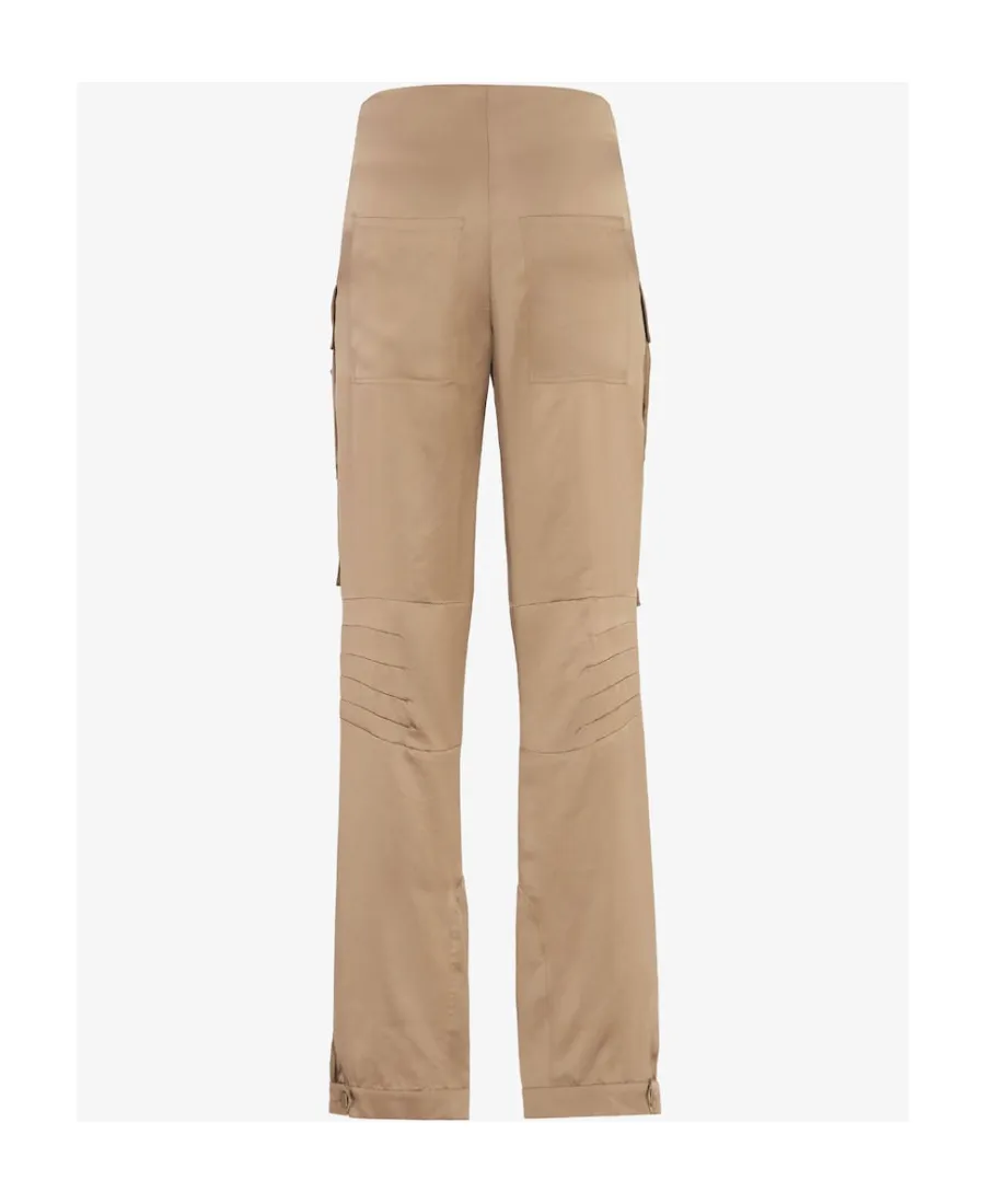 Fendi Low Rise Satin Pants