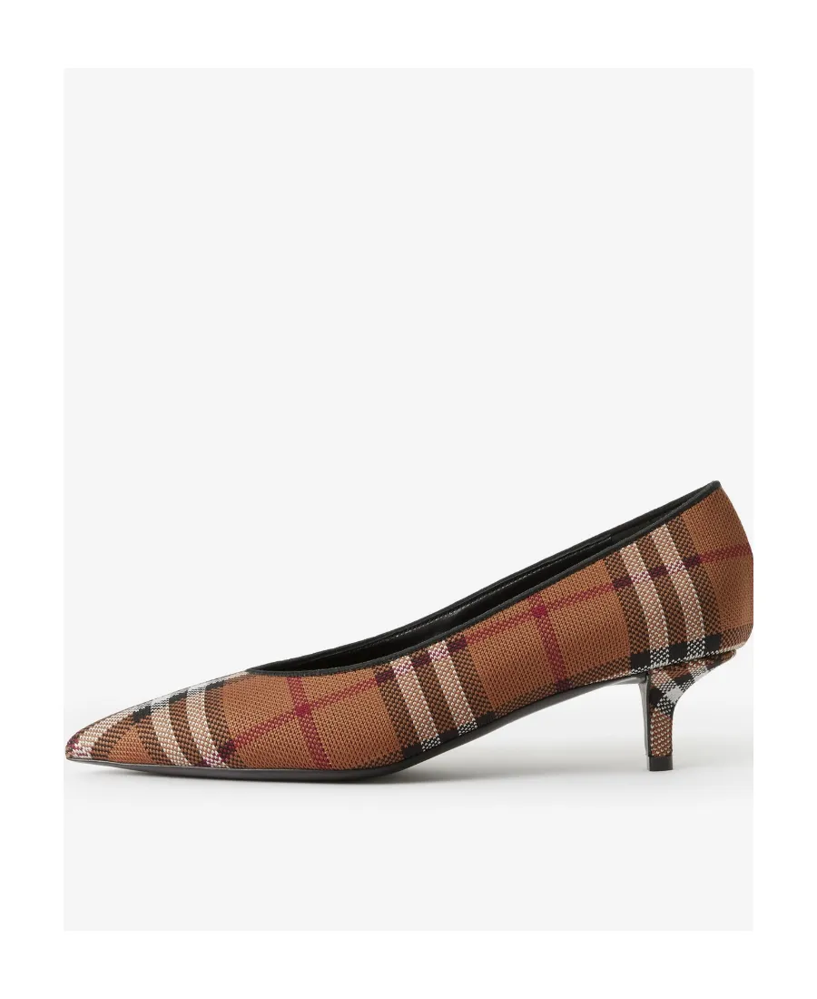 Plaid Pointed High Heels