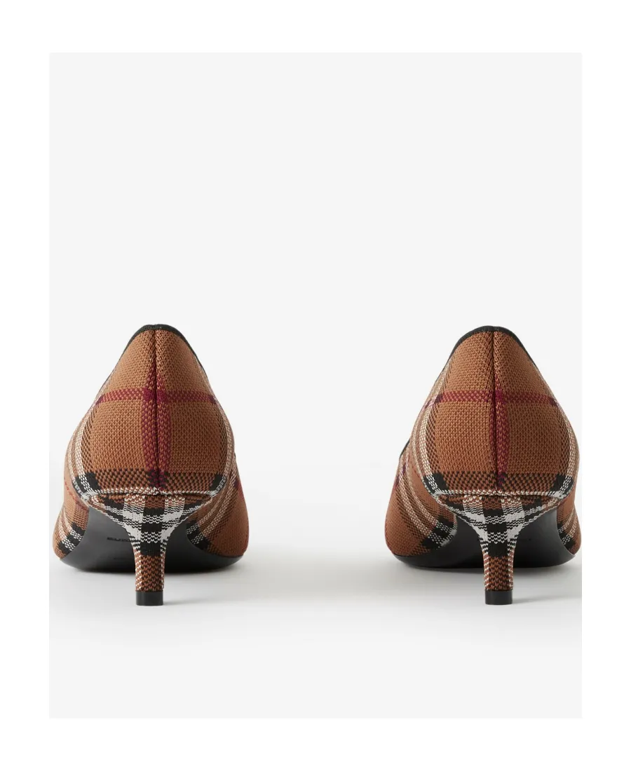 Plaid Pointed High Heels