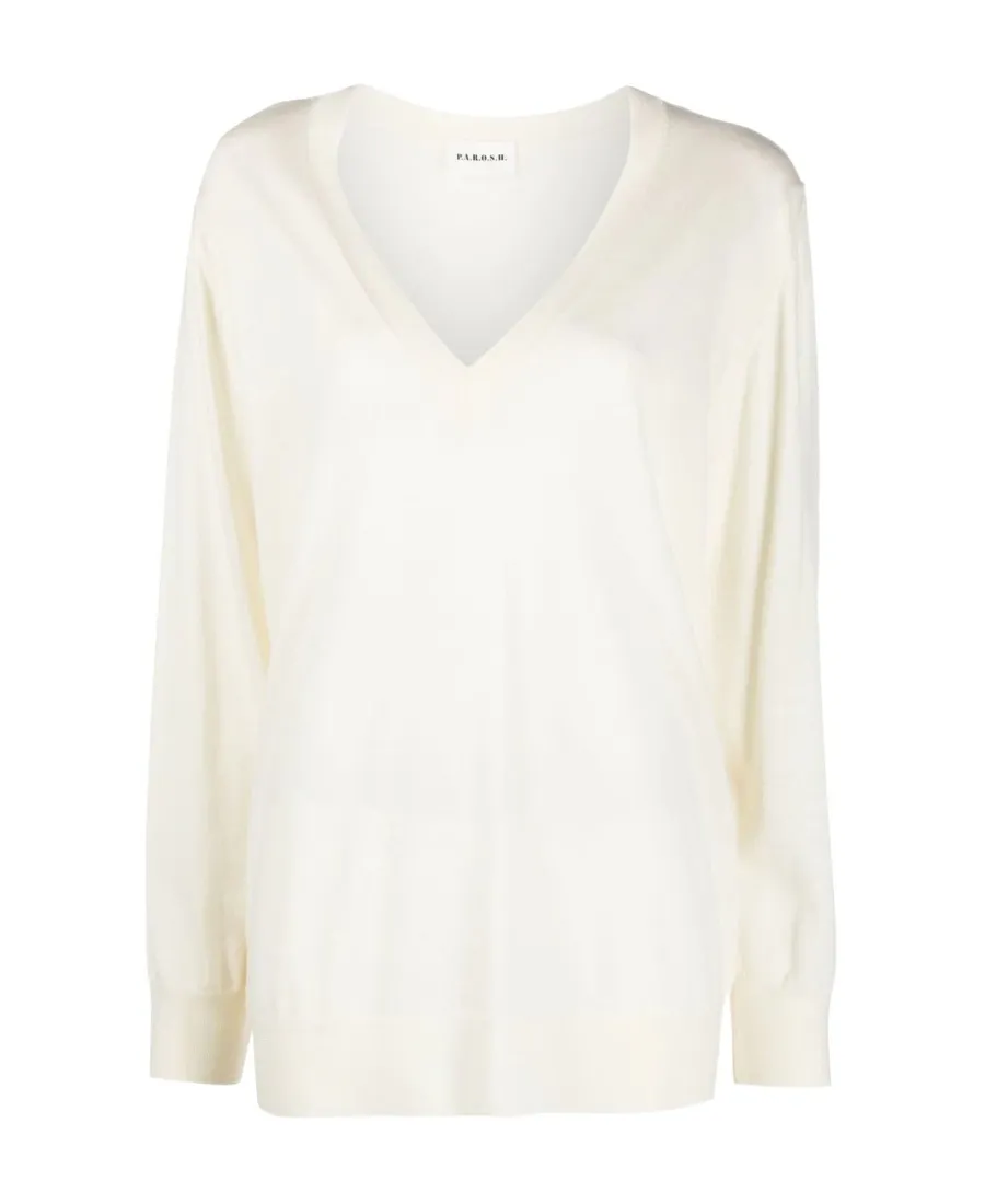 Wool V-Neck Sweater
