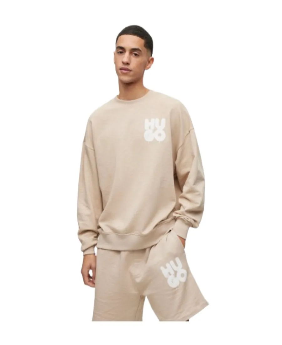 Logo-Print Stretch-Cotton Sweatshirt