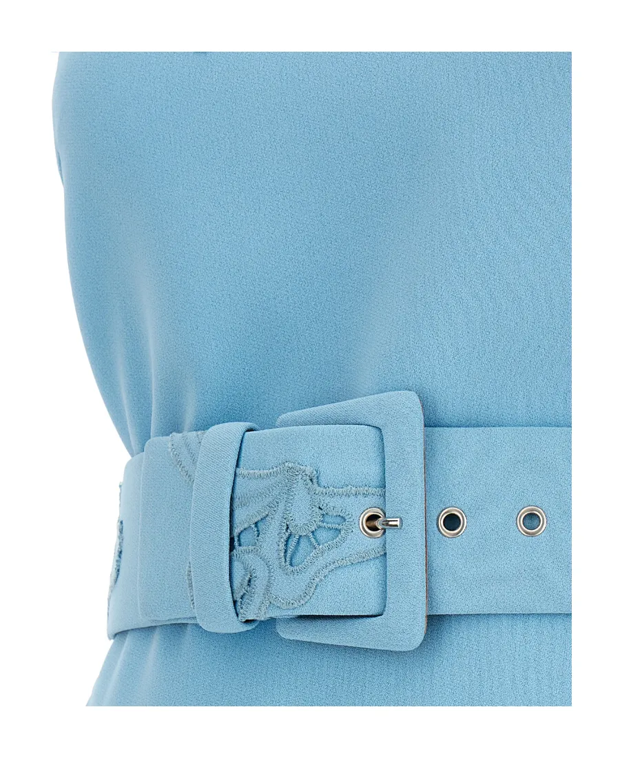 Ermanno Scervino Lace Belted Mini Dress