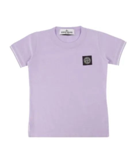 Logo-Patch Stretch-Cotton T-Shirt