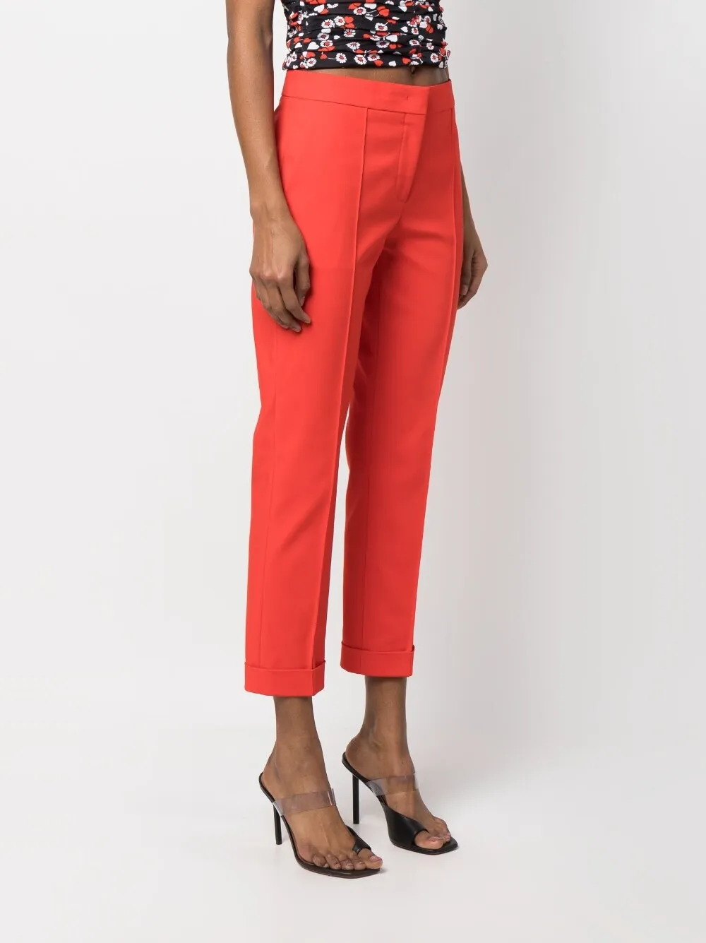 Cropped Tailored Trousers