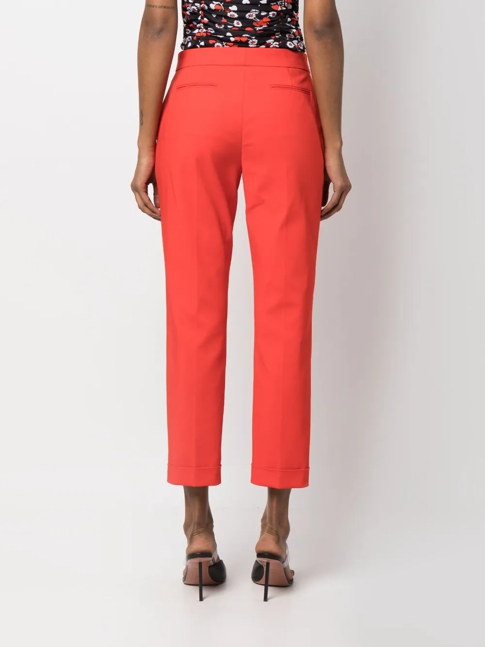 Cropped Tailored Trousers