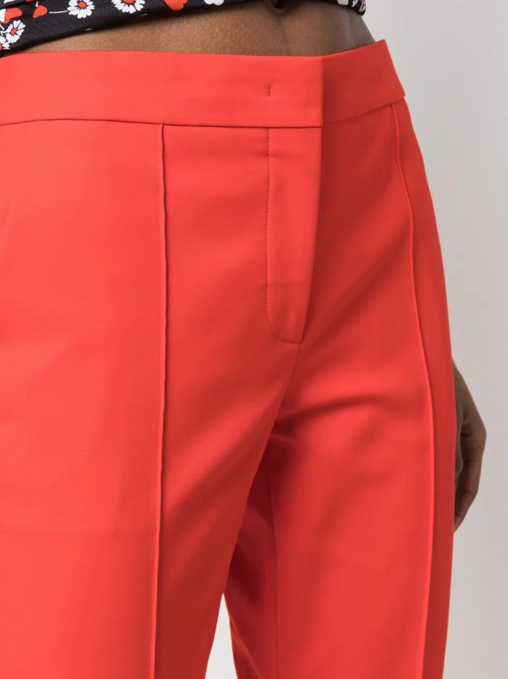 Cropped Tailored Trousers