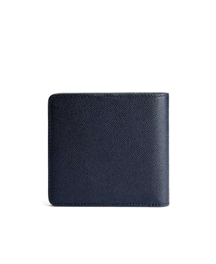 Logo-Plaque Leather Wallet