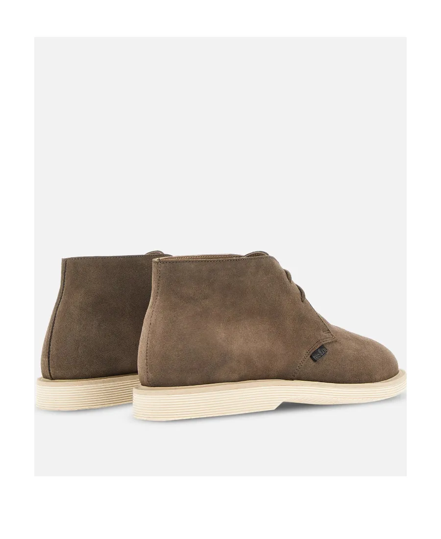 Lace-Up Leather Boots