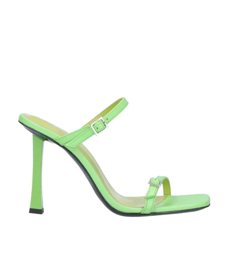 Buck-Down Detail Sandals