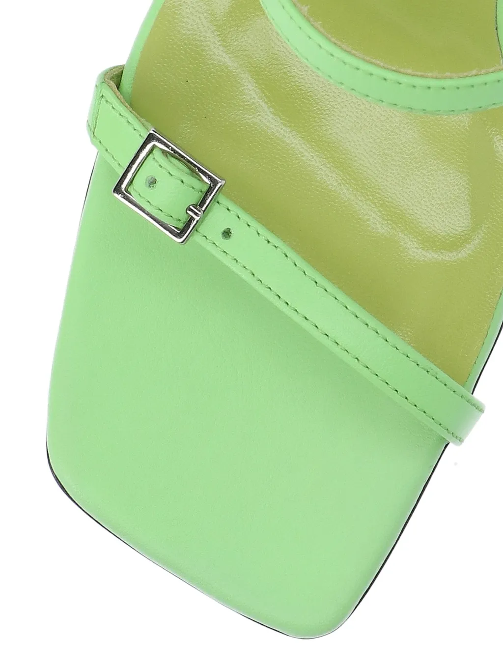 Buck-Down Detail Sandals
