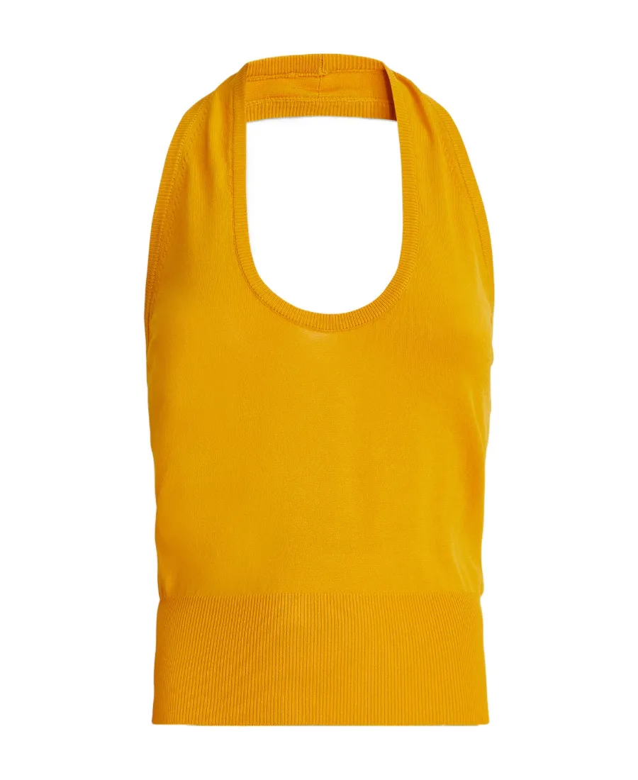 Hanging Neck And Bare Back Vest
