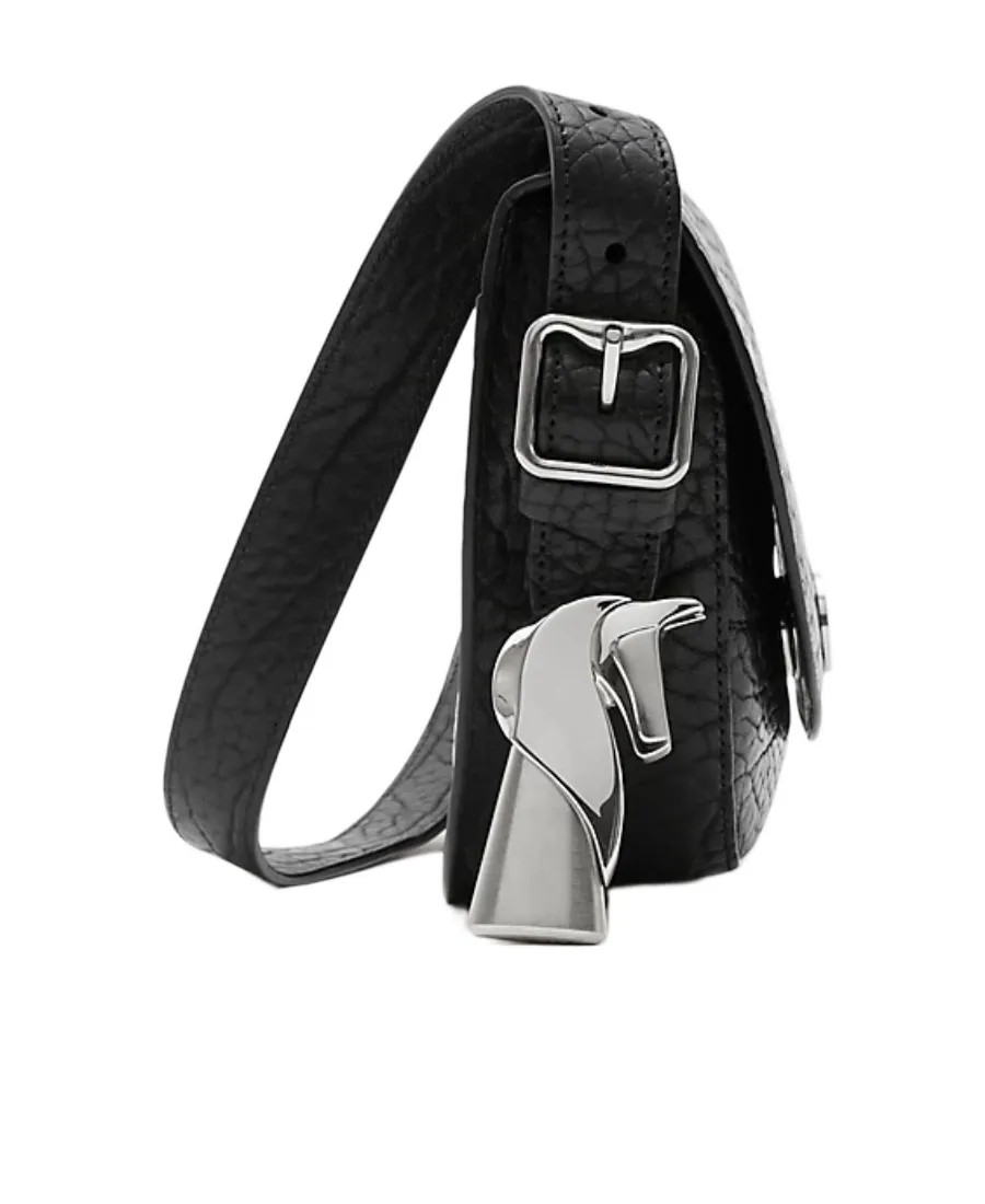 Burberry Chess Foldover-Top Satchel Bag