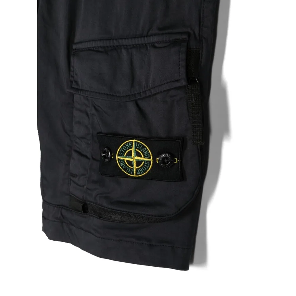 Logo-Patch Straight-Leg Trousers
