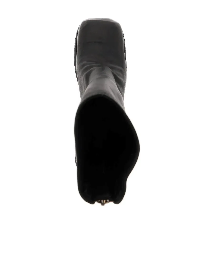 Square-Toed Ankle Short Boots