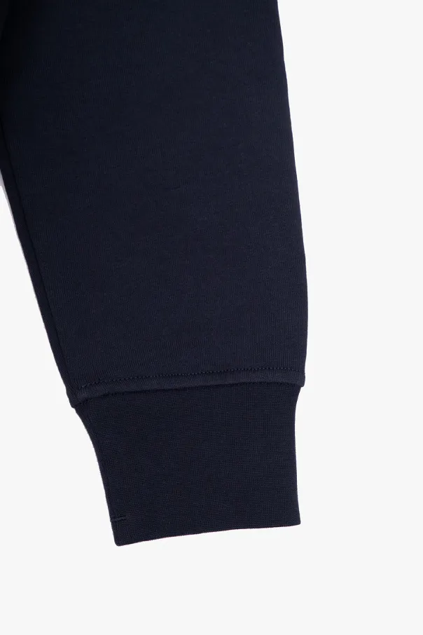 Logo-Patch Cotton Hoodie