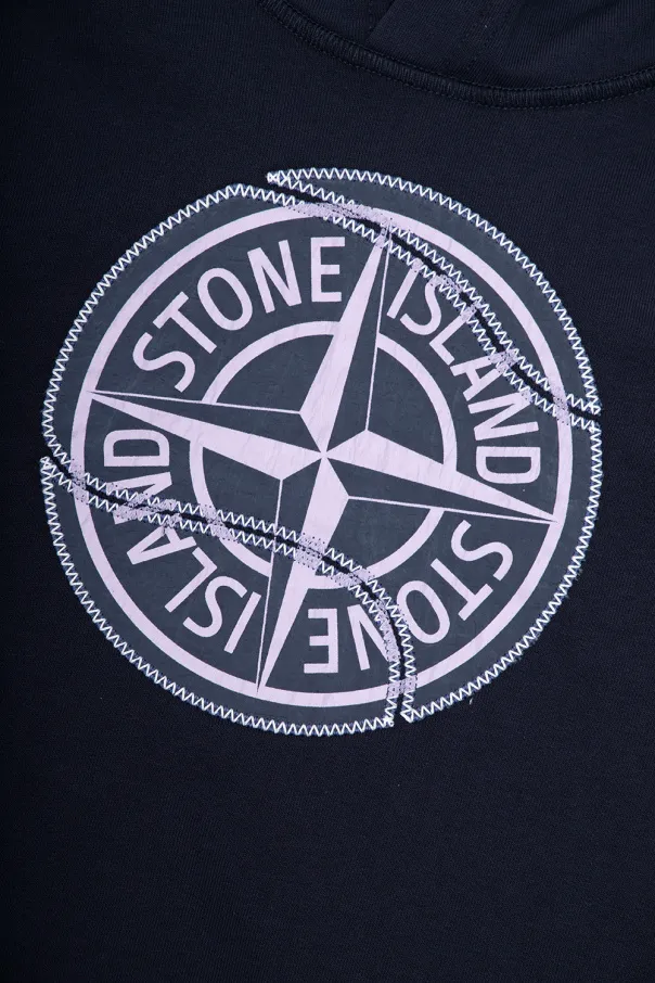 Logo-Patch Cotton Hoodie