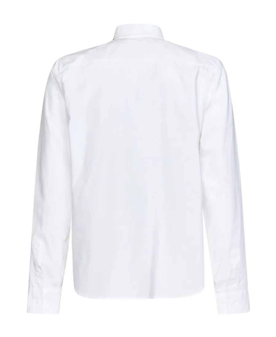 Straight-Point Collar Shirt