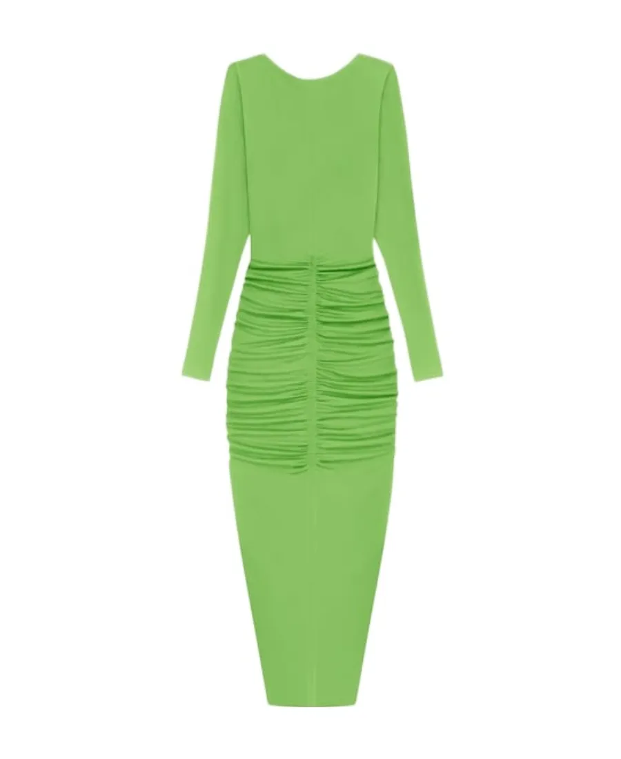 Evening Ruched Dress In Jersey