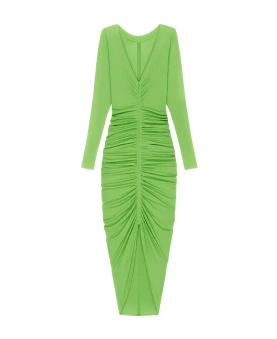 Evening Ruched Dress In Jersey