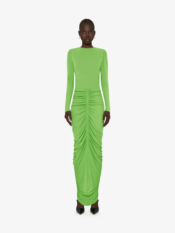 Evening Ruched Dress In Jersey