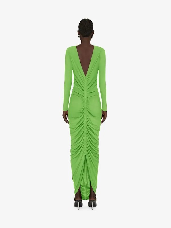 Evening Ruched Dress In Jersey