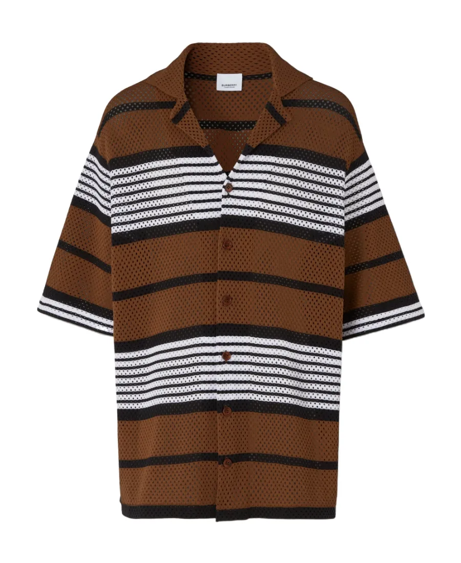 Striped Mesh Shirt