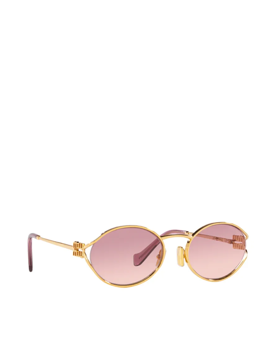 Miu Miu Eyewear Oval Frame Sunglasses