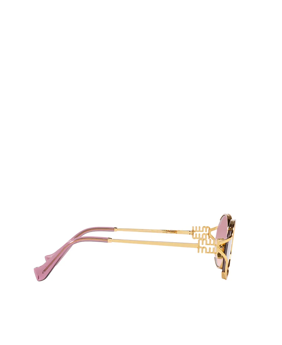 Miu Miu Eyewear Oval Frame Sunglasses