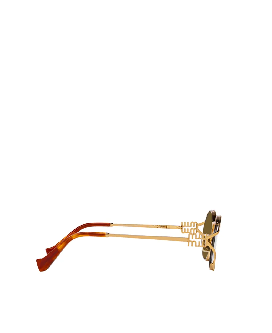Miu Miu Eyewear Oval-Frame Sunglasses