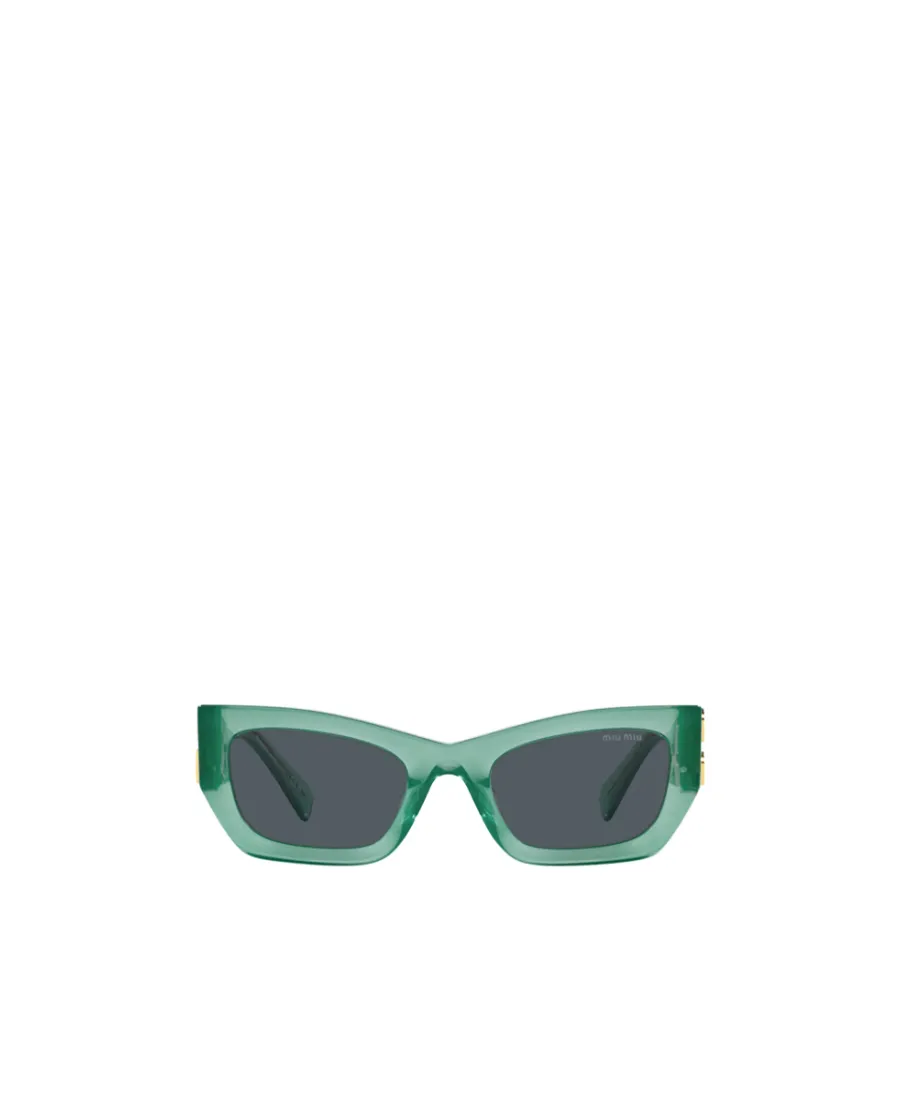 Logo-Plaque Rectangle-Frame Sunglasses