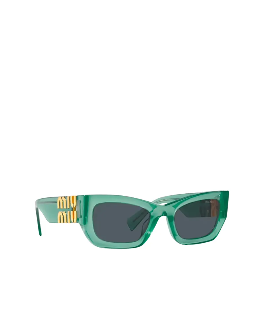 Logo-Plaque Rectangle-Frame Sunglasses