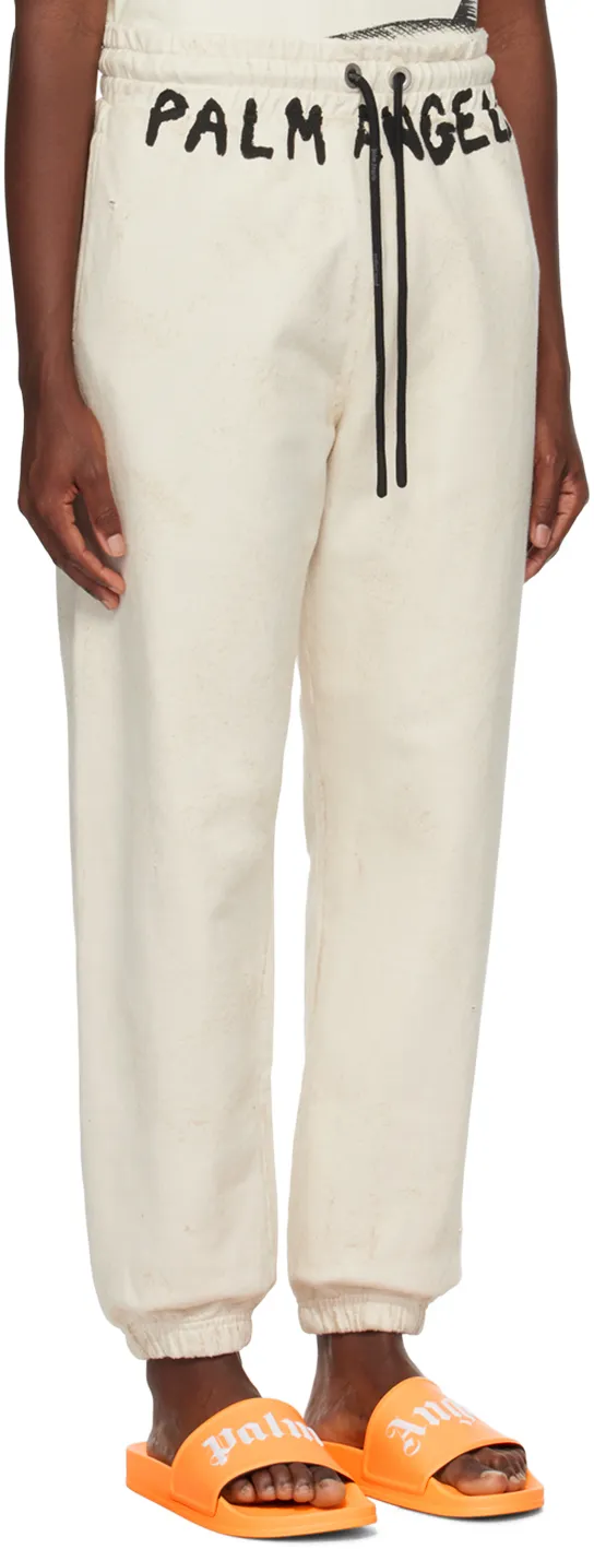Palm Angels Logo-Printed Drawstring Track Pants