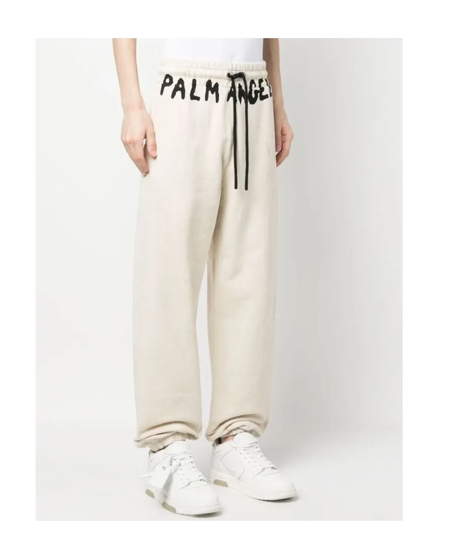 Palm Angels Logo-Printed Drawstring Track Pants