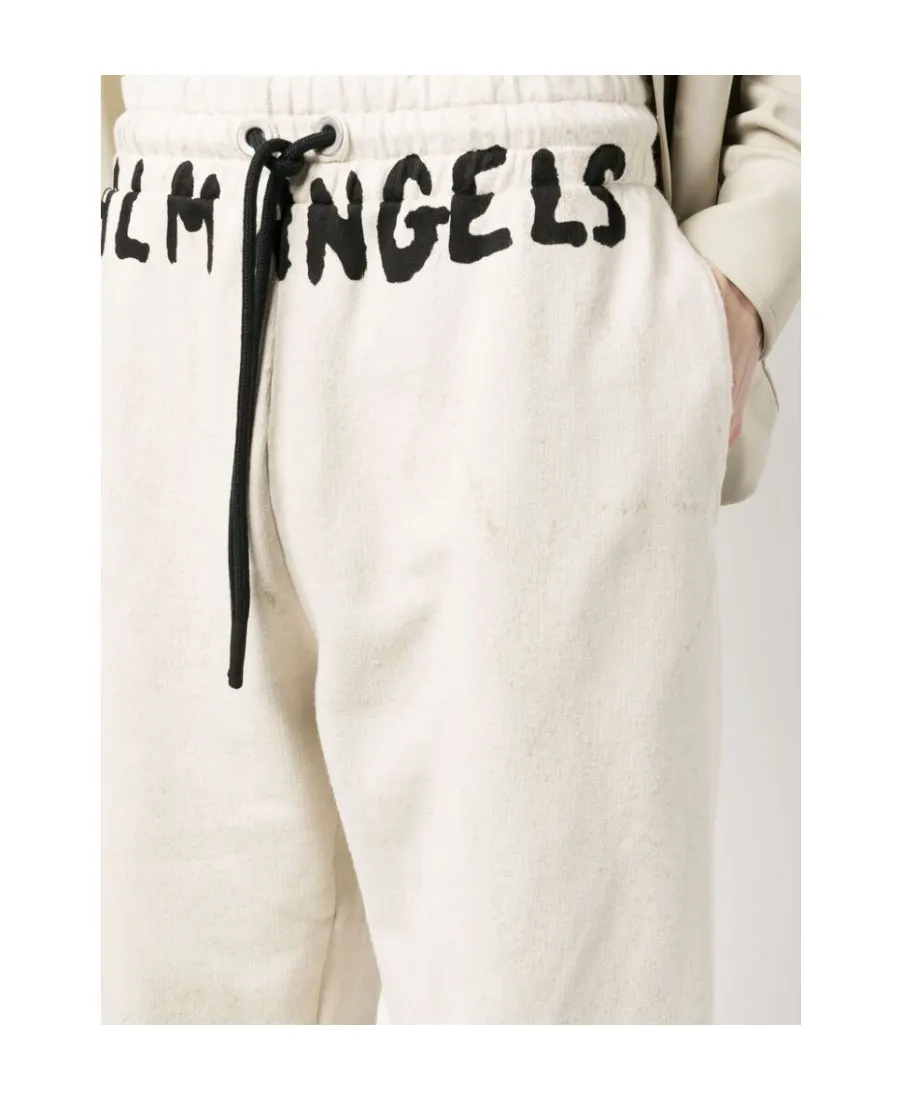Palm Angels Logo-Printed Drawstring Track Pants