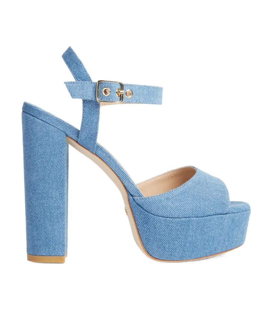 Block-Heel Platform Sandals