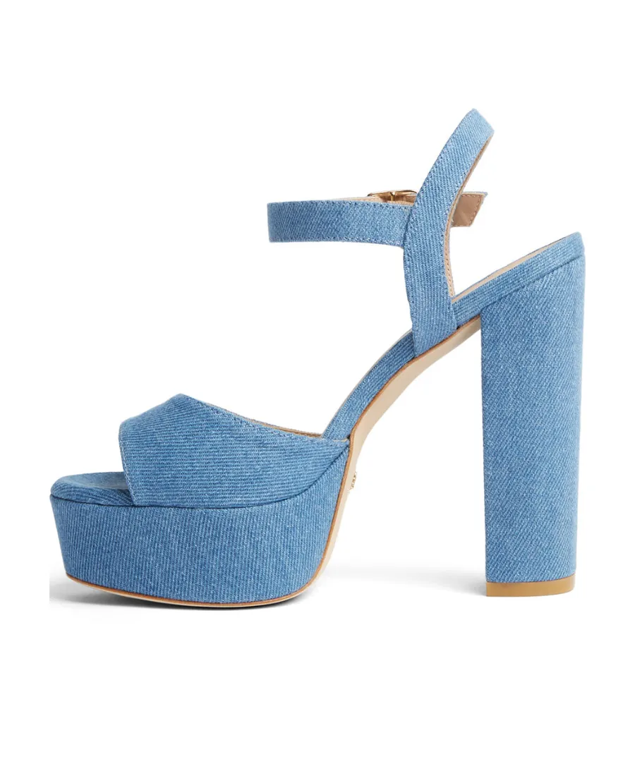 Block-Heel Platform Sandals