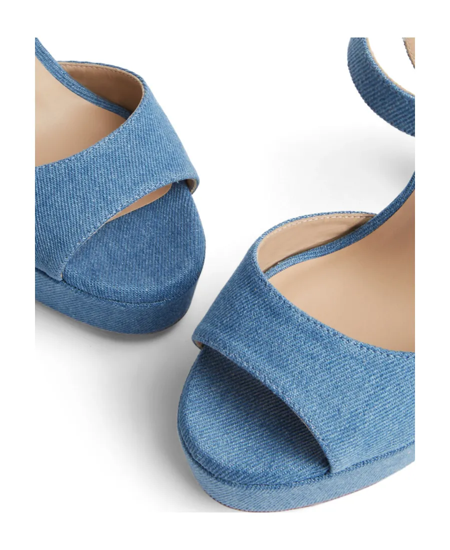 Block-Heel Platform Sandals
