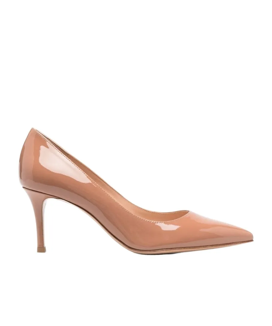 Pointed-Toe 70Mm Leather Pumps