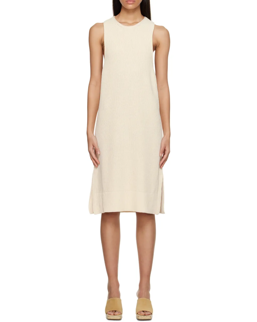 Zeno Ribbed-Knit Midi Dress
