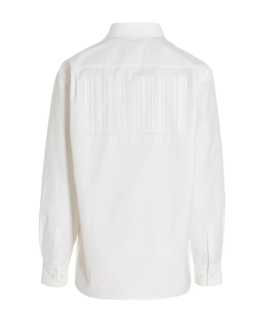 Vtmnts Barcode Printed Buttoned Shirt