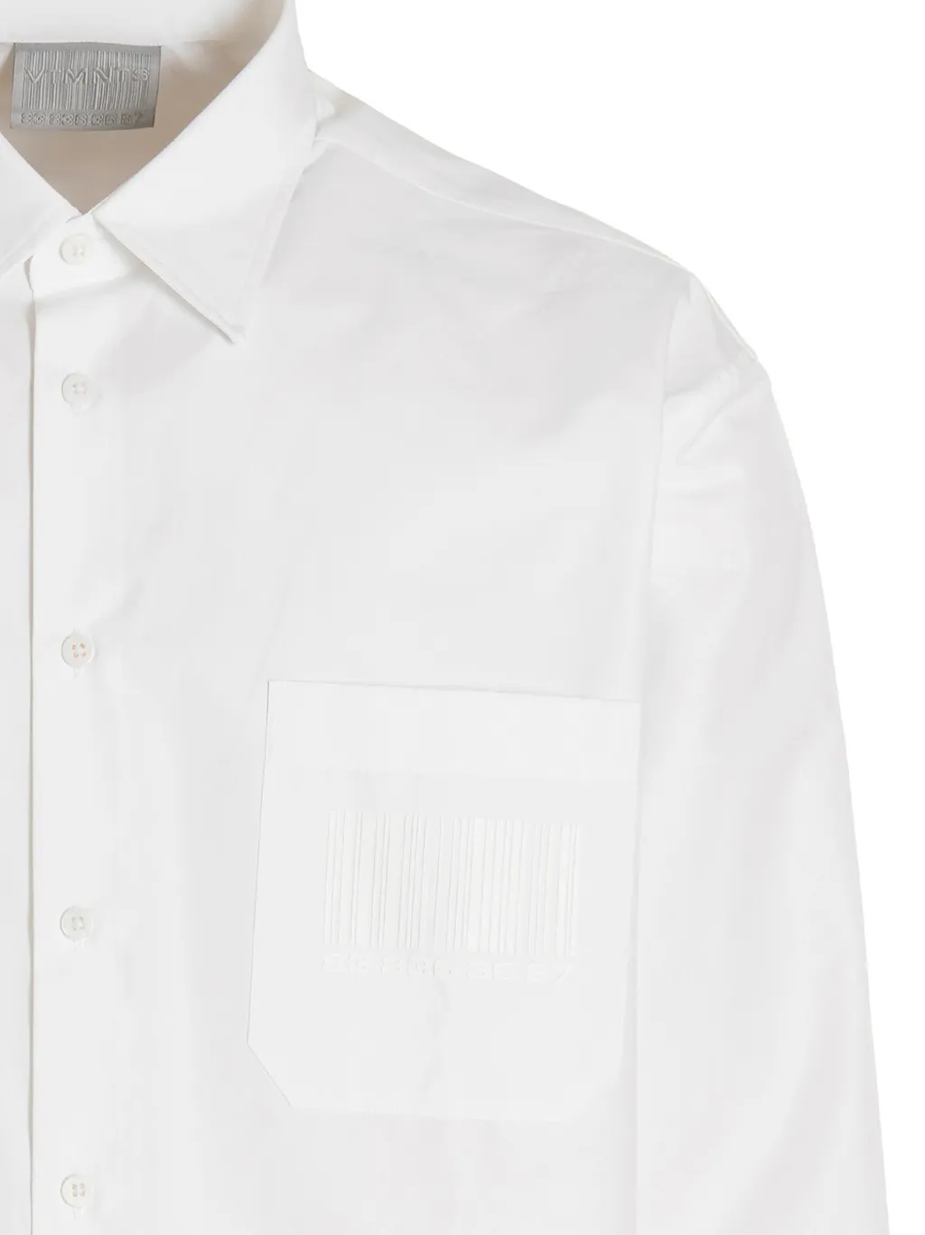 Vtmnts Barcode Printed Buttoned Shirt