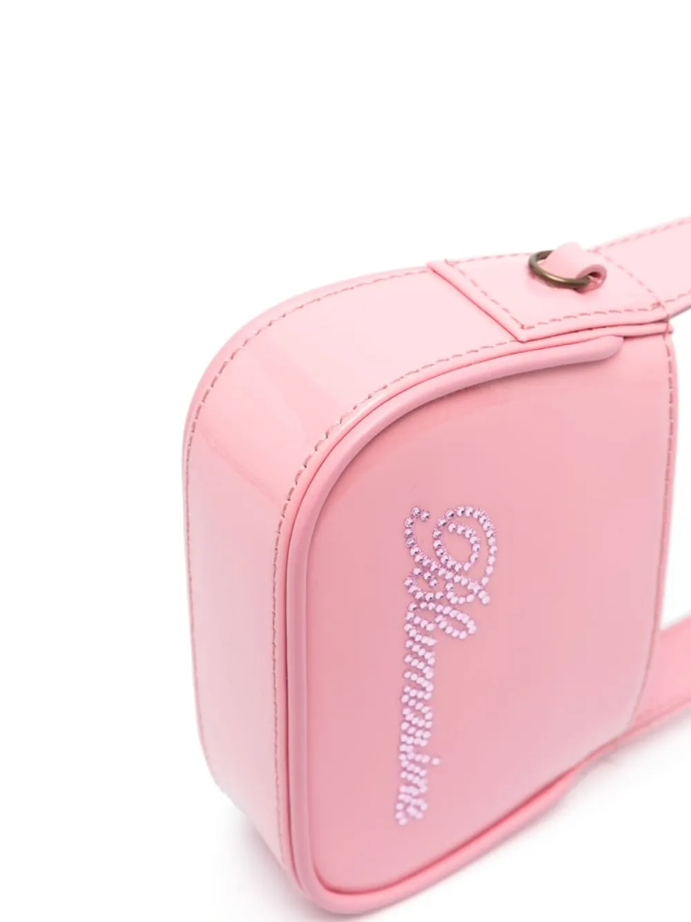 Crystal-Embellished Logo Tote Bag